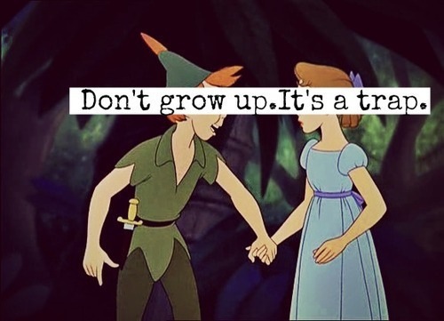 peter pan quotes never grow up