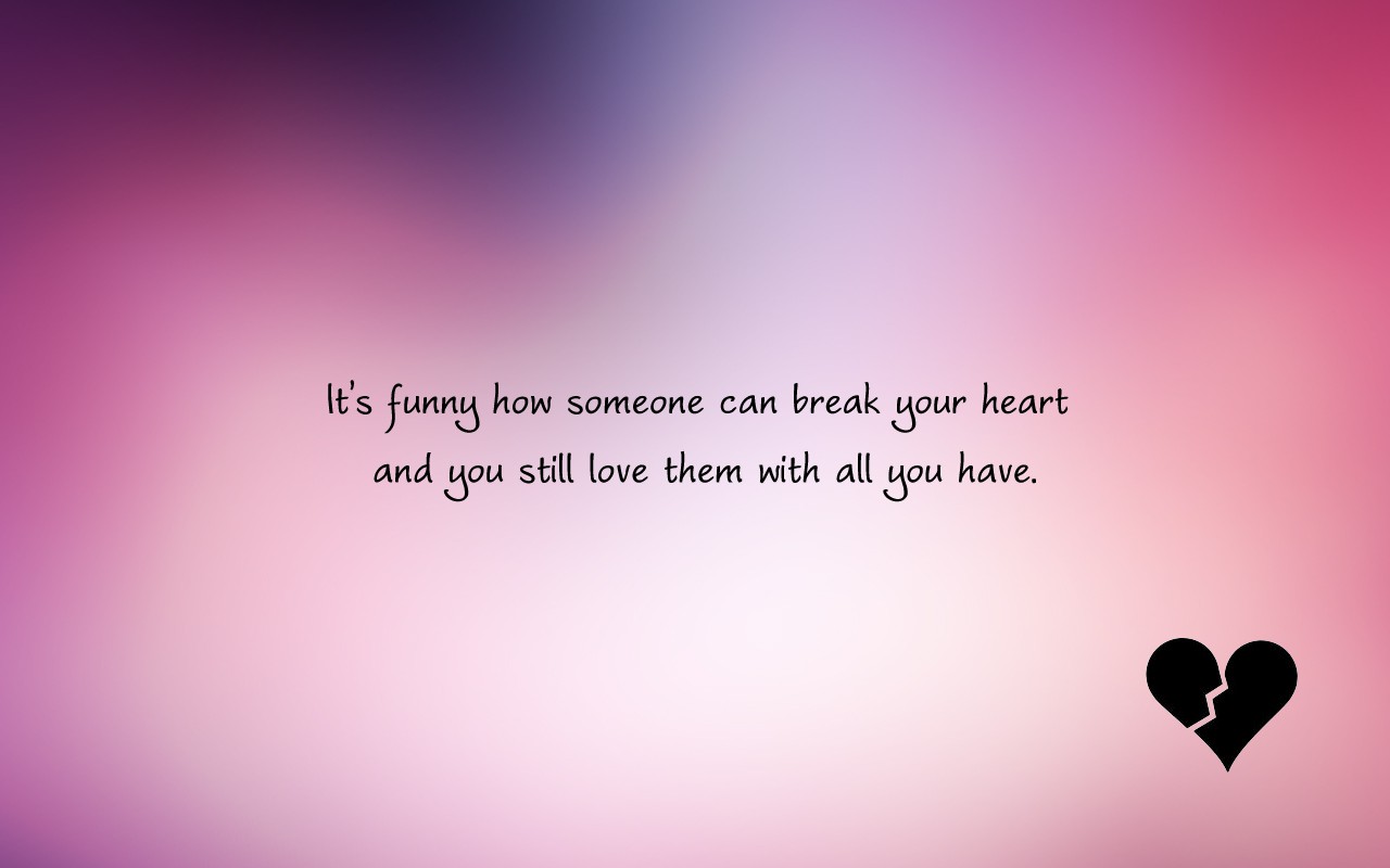 Broken heart quotes roman english