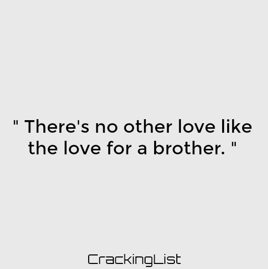 Quotes About Brothers